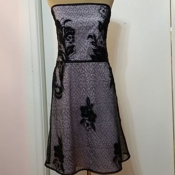 natalie D Dresses & Skirts - Natalie D pink and black lace dress
